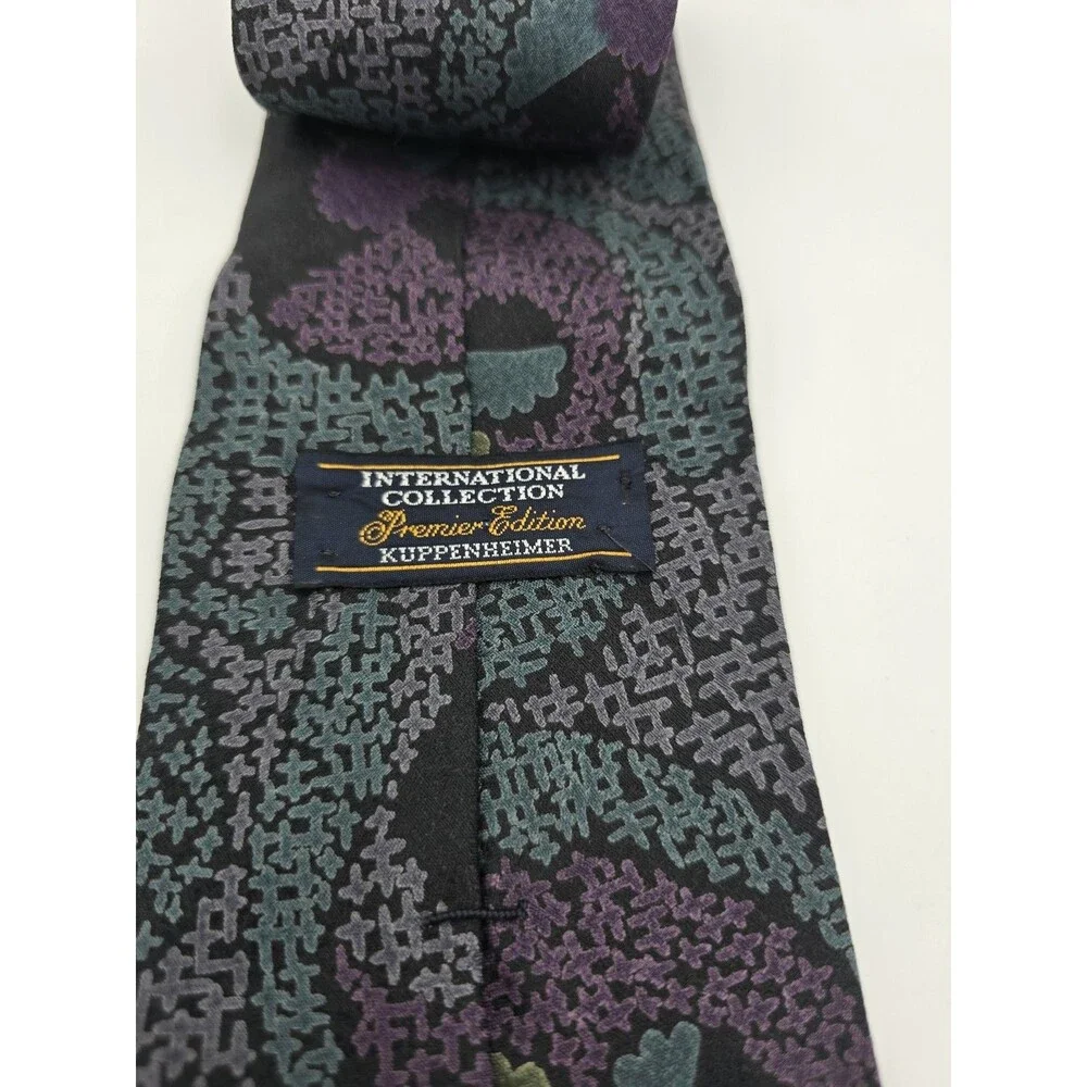 VTG Kuppenheimer International Collection Premier Edtn Silk Blend Patterned tie